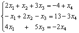 Sistema de 3x3 traspasando la cuarta al segundo miembro